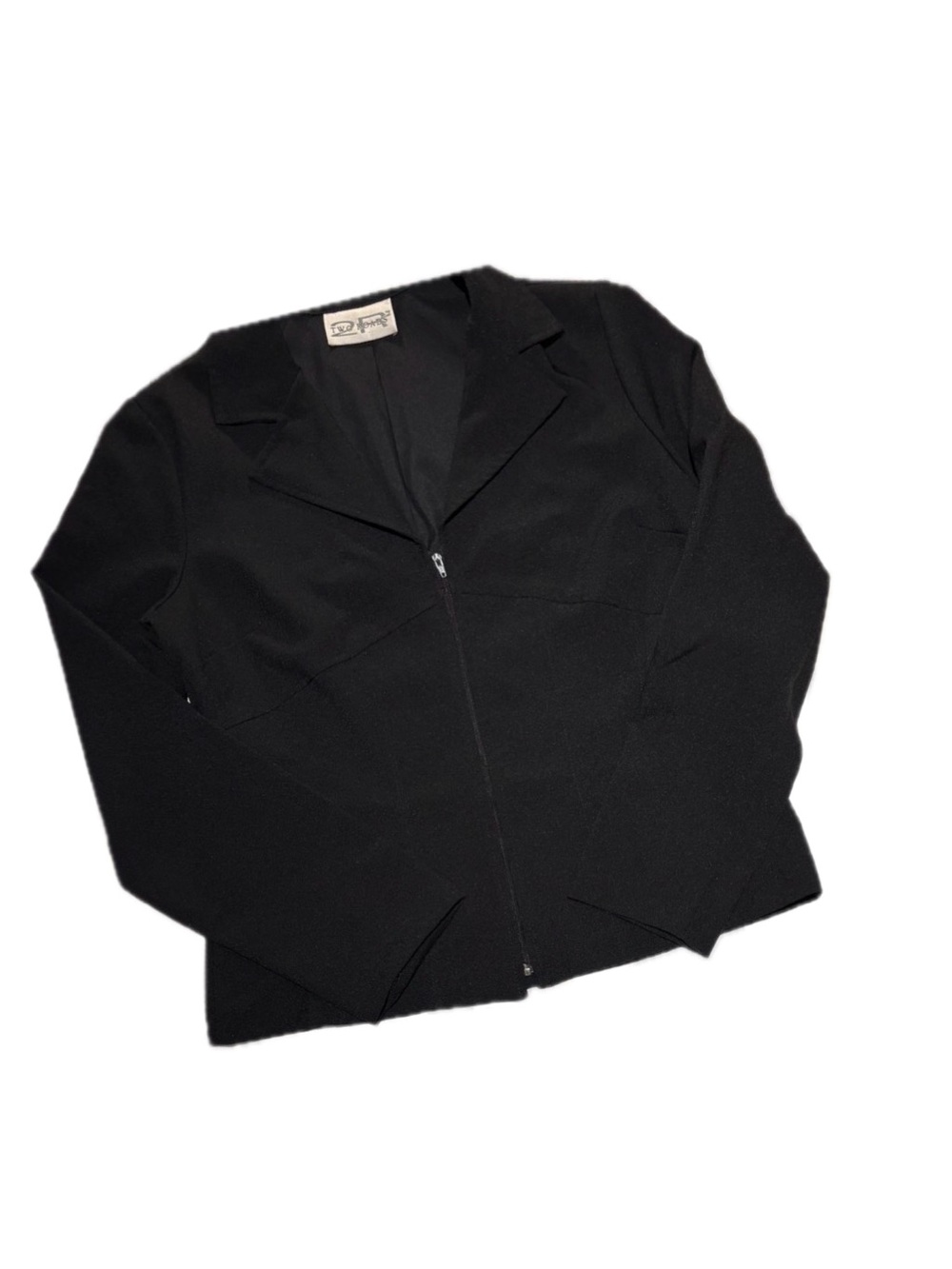 Two Roads Women's Size Medium Black Sophisticated Tailored Suit Blazer M